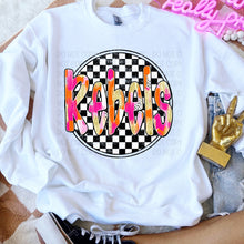 Load image into Gallery viewer, Preppy Checkered Mascot Dropdown TRANSFER SWD TEMP
