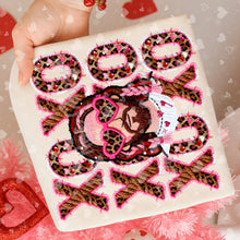 Load image into Gallery viewer, XOXO Faux Leopard Pink Dropdown TRANSFER VIRGO DEC 25
