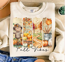 Load image into Gallery viewer, Fall Vibes Scarecrow 4 Blocks TRANSFER ET OCT 25
