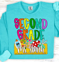 Load image into Gallery viewer, Back To School Nameplates Customized DROPDOWN DTF TRANSFER BIA
