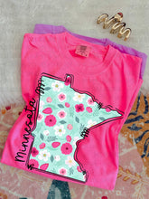 Load image into Gallery viewer, Pink Floral States (all 50 states available) TRANSFER CARTER MAR 26
