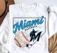 Load image into Gallery viewer, Baseball Teams Glitter Home Plate Dropdown TRANSFER PARJO
