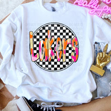 Load image into Gallery viewer, Preppy Checkered Mascot Dropdown TRANSFER SWD TEMP

