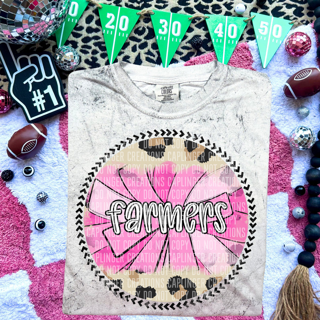 Leopard Cheer Background Mascot Dropdown TRANSFER CAP FEB