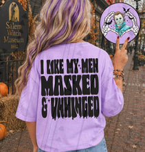 Load image into Gallery viewer, I like My Men Masked &amp; Unhinged Halloween With Pocket DROODOWN TRANSFER KAI AUG 26
