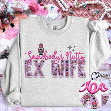 Load image into Gallery viewer, Somebody’s Nutty Title Faux Embroidery Nutcracker  TRANSFER HMWK

