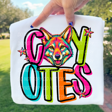 Load image into Gallery viewer, Friday Night Neon Mascots DROPDOWN TRANSFER CSD MAY 26
