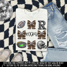Load image into Gallery viewer, Rhinestone Bow Mascot Collage DROPDOWN TRANSFER
