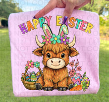 Load image into Gallery viewer, Happy Easter Highland DROPDOWN TRANSFER UAC FEB 26
