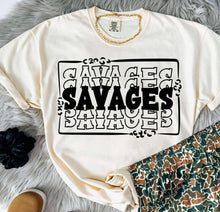 Load image into Gallery viewer, Stacked Mascots With Leopard Frame Dropdown TRANSFER BIA 25
