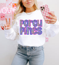 Load image into Gallery viewer, Pink And Purple Glam Mascot Dropdown TRANSFER CAP
