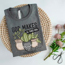 Load image into Gallery viewer, God Makes All Things Grow Checkered TRANSFER SDD FEB
