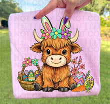 Load image into Gallery viewer, Happy Easter Highland DROPDOWN TRANSFER UAC FEB 26
