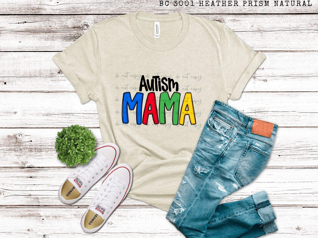 Autism Mama Doodle Letters BRGY TRANSFER