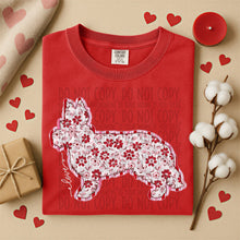 Load image into Gallery viewer, Valentine Red Floral Dog Breed Option DROPDOWN TRANSFER SWD DEC 25
