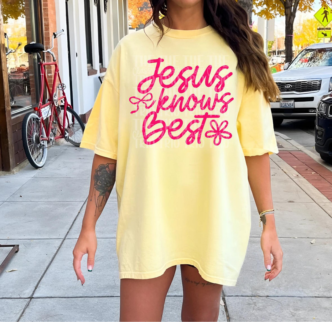 Jesus Knows Best Color Dropdown TRANSFER CTD JUNE 25