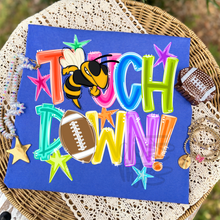 Load image into Gallery viewer, Bright Touchdown Football Team Stars DROPDOWN TRANSFER TCC JULY 26
