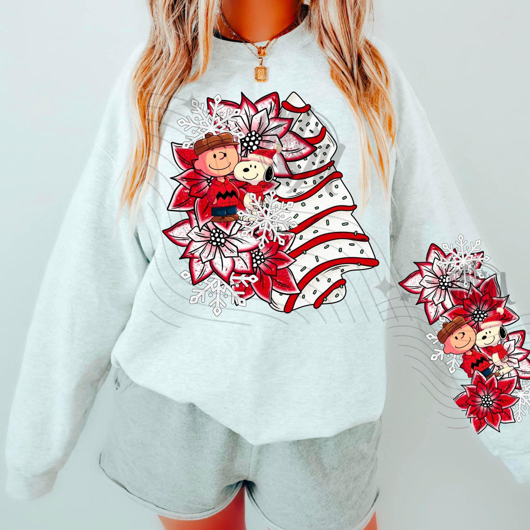 Sn_opy Cake Tree Flowers With Sleeve TRANSFER MMD