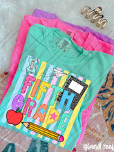 Load image into Gallery viewer, Pastel Stripes Pencil Apple School Grades &amp; Occupations DROPDOWN TRANSFER CARTER JUNE 26
