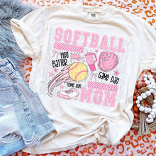 Load image into Gallery viewer, Pink Sports Mom Checkers DROPDOWN TRANSFER SWD MAY
