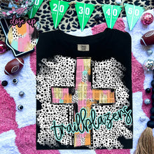 Load image into Gallery viewer, Pink Brushstroke Dalmatian Mascots DROPDOWN TRANSFER
