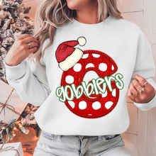 Load image into Gallery viewer, Dotted Letter Santa Hat Mascot DROPDOWN TRANSFER CSD
