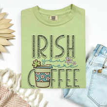 Load image into Gallery viewer, Irish You We’re Coffee Faux Embroidery TRANSFER DWS JAN 26
