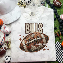 Load image into Gallery viewer, Neutral Football Faux Embroidery Mascot DROPDOWN TRANSFER HMWK 24
