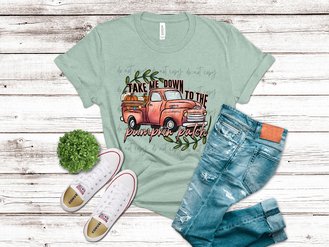 Take Me Down To The Pumpkin Patch TRANSFER