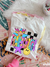Load image into Gallery viewer, Bright Star-Eyed Checkered Mascot DROPDOWN TRANSFER CARTER JUNE/JULY 26
