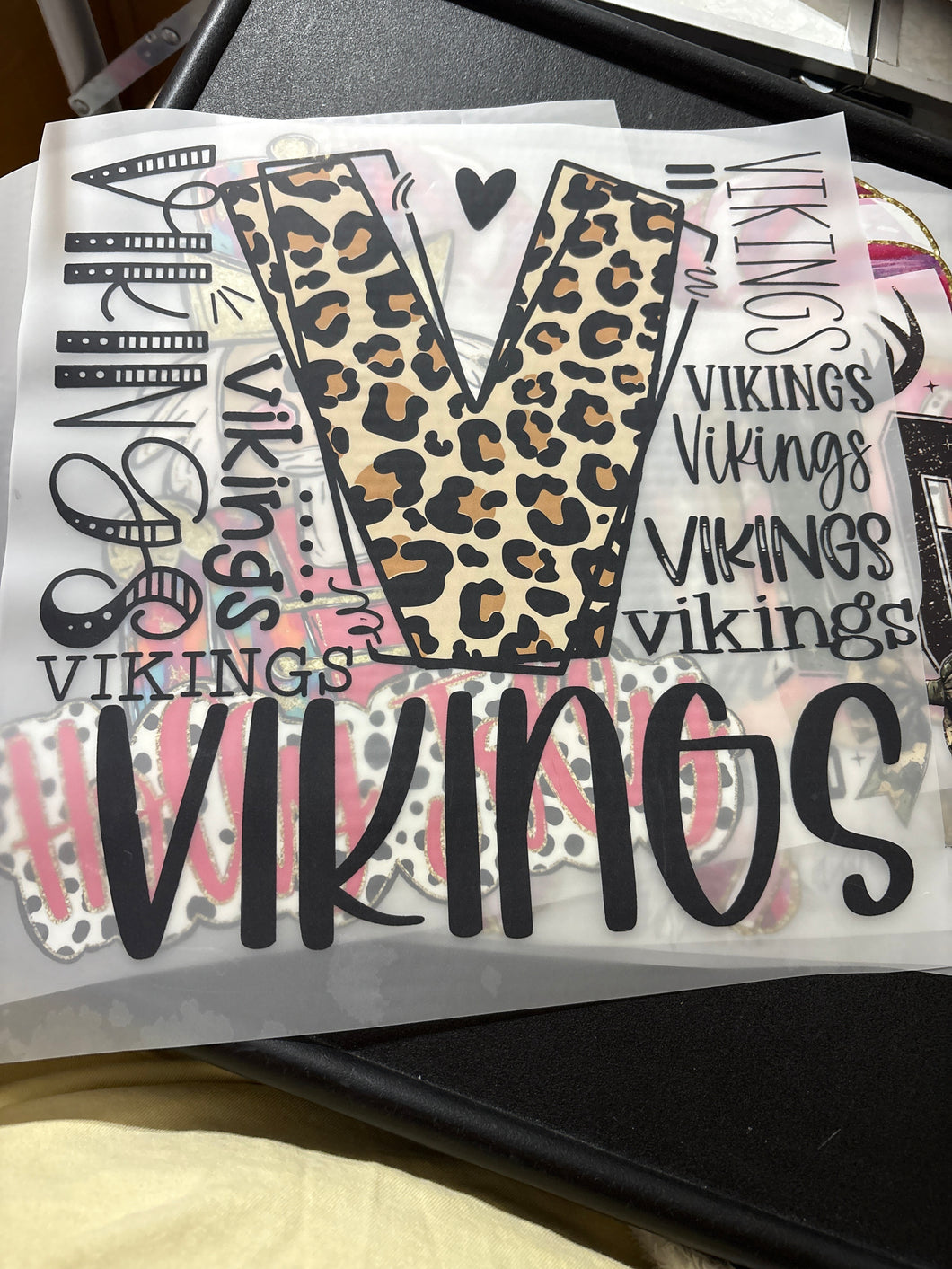 Viking Leopard RTS COLD PEEL DTF TRANSFER