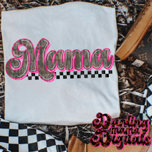 Load image into Gallery viewer, Camo Or Cheetah Mama Checker DROPDOWN TRANSFER DMD JAN 26
