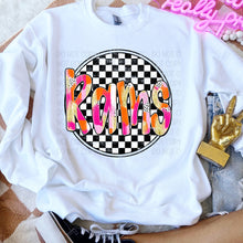 Load image into Gallery viewer, Preppy Checkered Mascot Dropdown TRANSFER SWD TEMP
