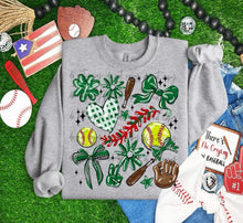Load image into Gallery viewer, Play Ball Softball Collage DROPDOWN TRANSFER BIA
