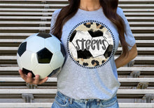 Load image into Gallery viewer, Leopard Soccer Background Mascot Dropdown TRANSFER CAP FEB
