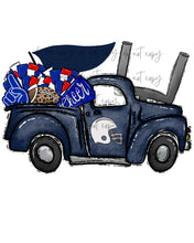 Load image into Gallery viewer, Football Cheer Spirit Truck (Add Name) Customized DTF TRANSFER
