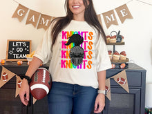 Load image into Gallery viewer, Bright Stacked Mascots Star Eyes DROPDOWN TRANSFER TSC 24
