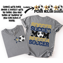 Load image into Gallery viewer, Soccer Mom Customizable DROPDOWN With Pocket TRANSFER SDD AUGUST
