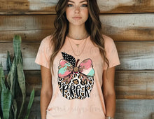 Load image into Gallery viewer, Leopard Apple Polka Dot Bow B2S Alpha Grades DROPDOWN TRANSFER
