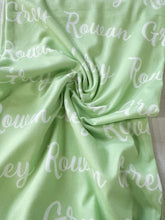 Load image into Gallery viewer, Custom Print Name Baby Knotted Gown Set
