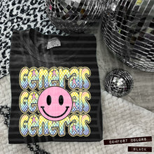 Load image into Gallery viewer, Rainbow Checker Pink Happy Stacked Mascots Dropdown TRANSFER CAP JUNE 25
