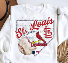 Load image into Gallery viewer, Baseball Teams Glitter Home Plate Dropdown TRANSFER PARJO

