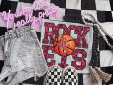 Load image into Gallery viewer, Basketball Teams Faux Sequin Embroidery TRANSFER KAI MAR 26
