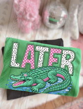 Load image into Gallery viewer, Later Gator Faux Embroidery Front or Back DROPDOWN TRANSFER KAI APR 26

