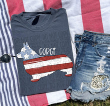 Load image into Gallery viewer, Patriotic Dog Designs White Text SWD MAY DROPDOWN TRANSFER
