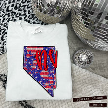 Load image into Gallery viewer, RWB Glitter States (all 50 states available) TRANSFER CAP APR
