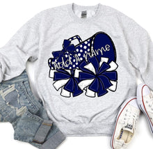 Load image into Gallery viewer, So Sporty Cheer Megaphone &amp; Pom NO CUSTOM NAME ADDED DROPDOWN TRANSFER BIA
