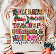 Load image into Gallery viewer, Jolliest Bunch Of Teachers Block Letters TRANSFER
