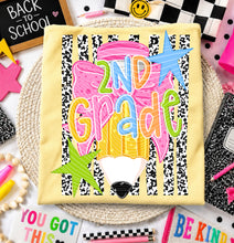 Load image into Gallery viewer, Back To School Grades Composition Stripes TRANSFER AGCM JULY 26
