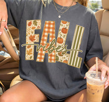 Load image into Gallery viewer, Fall Vibes Plaid Stripes DTF TRANSFER TUESDAY
